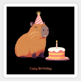 Capy Birthday Magnet